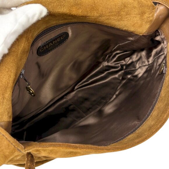 CHANEL Vintage CC Mark Logo Crossbody Shoulder Bag 2way Bag Fringe [106365] - Picture 10 of 14